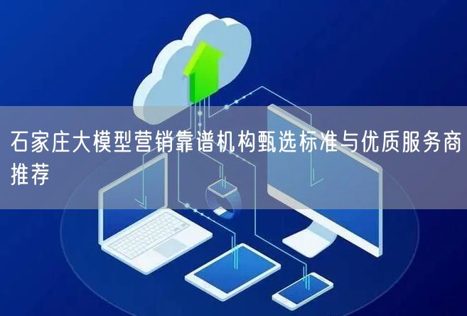 石家庄大模型营销靠谱机构甄选标准与优质服务商推荐