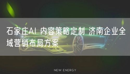石家庄AI 内容策略定制 济南企业全域营销布局方案