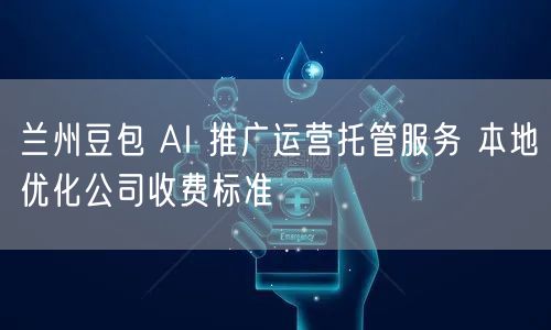 兰州豆包AI推广托管服务：本地公司收费标准与实操