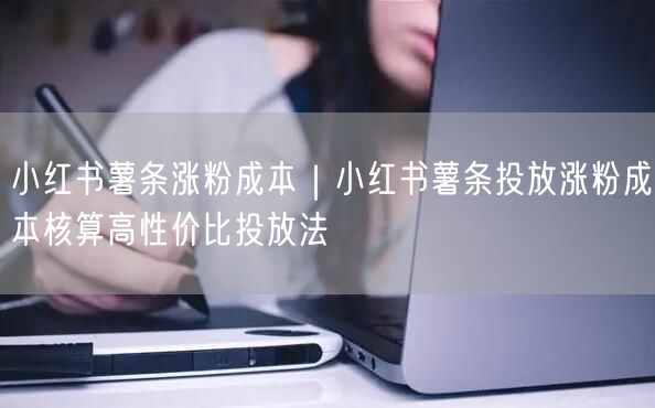 小红书薯条涨粉成本|小红书薯条投放涨粉成本核算高性价比投放法