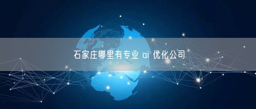石家庄哪里有专业 ai 优化公司