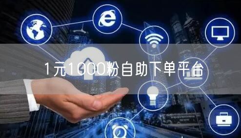 1元1000粉自助下单平台