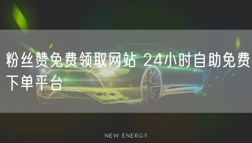 粉丝赞免费领取网站 24小时自助免费下单平台